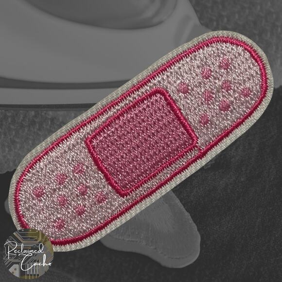 Pink Band-aid Iron On Patch - Picture 1 of 2